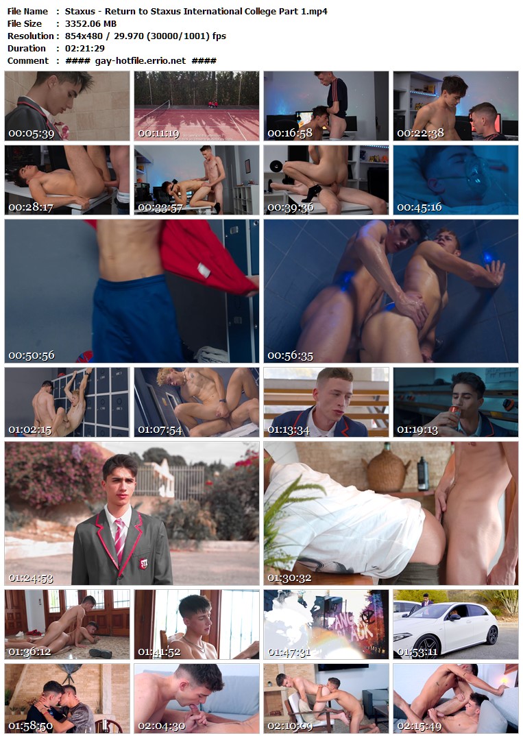 Staxus Return To Staxus International College Part Hot Free Gay