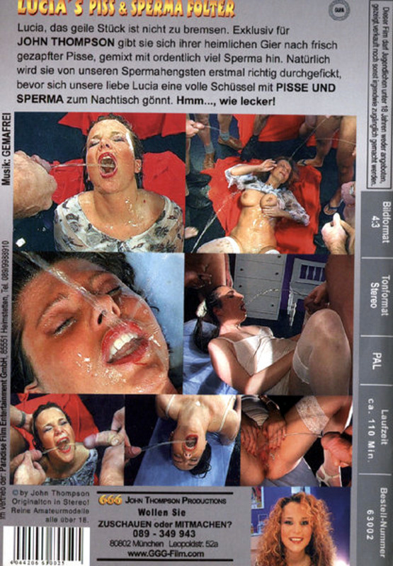 [JTPron] 666 - Lucia s Piss & Sperma Folter / Lucia s Pee and Cum Torture / Пытка Люси Мочой и Спермой (Lucia, Katrin) {QTGMC} (John Thompson, GGG) [2003 г., Pissing, Bukkake, Big Tits, Group, Hardcore, All Sex, DVDRip]