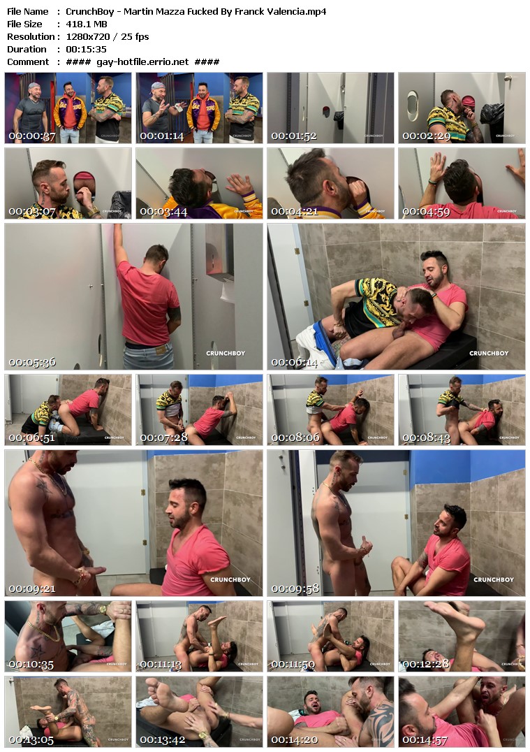 CrunchBoy Martin Mazza Fucked By Franck Valencia Hot Free Gay Porn