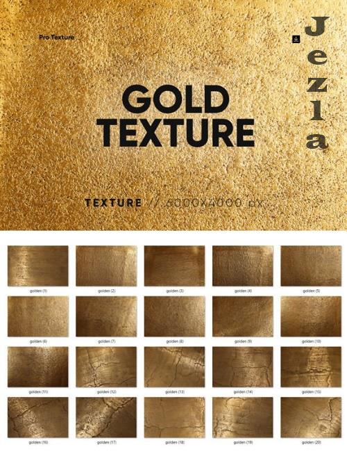 20 Gold Texture HQ - 10951195
