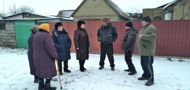 Сход граждан с главой Рассыпнянской поселковой администрации