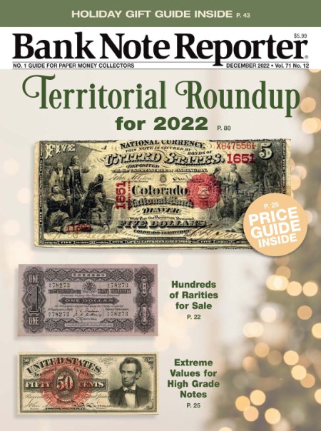 Banknote Reporter – December 2022
