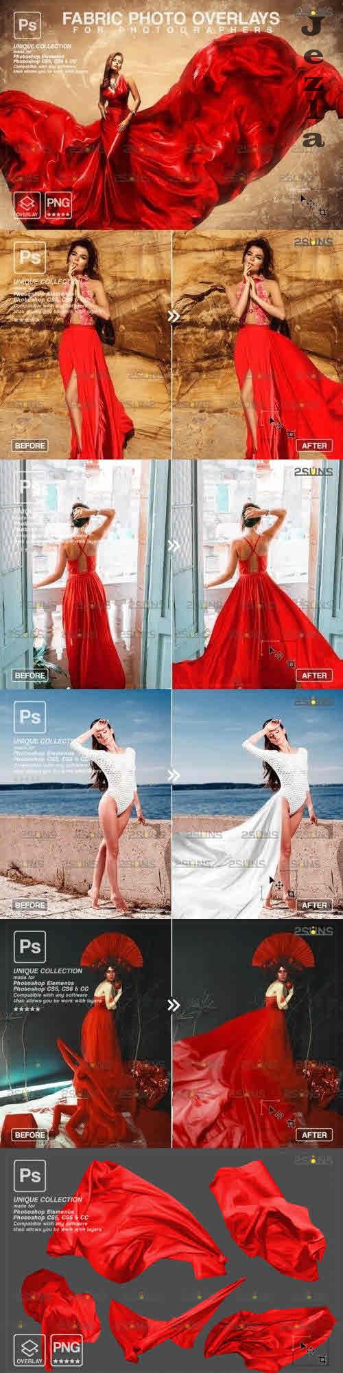 Flying fabric photo overlays Waving - 10956651