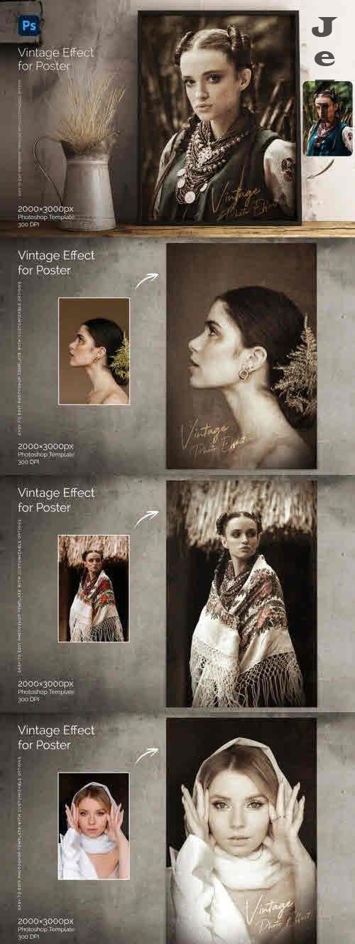 Vintage Effect for Poster - 10957017