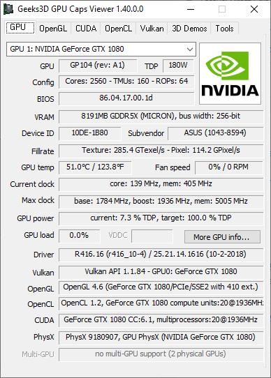 GPU Caps Viewer 1.57.1