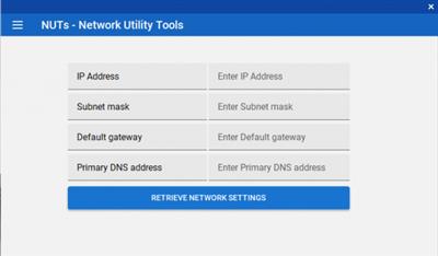 NUTs-Network Utility Tools  2.1