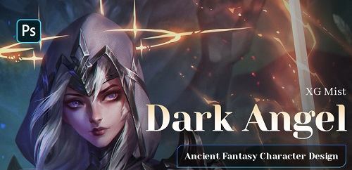 Wingfox Ancient Fantasy Character Design Dark Angel