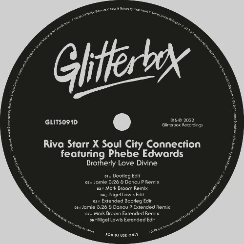 Riva Starr & Soul City Connection ft Phebe Edwards - Brotherly Love Divine (2022)