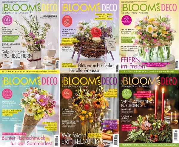 Подшивка журнала -  Bloom's Deco №1-12 (January-December 2022) PDF. Архив 2022
