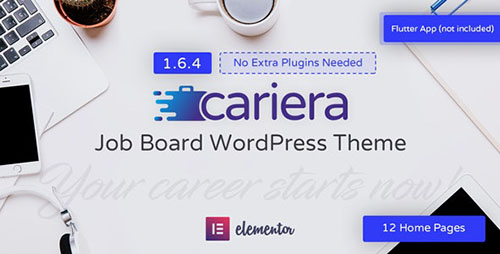 ThemeForest - Cariera v1.6.4 - Job Board WordPress Theme - 20167356 - NULLED