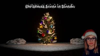 Christmas Scene in  Blender 1a1665b4215f50cb0587f0e2b44a4527