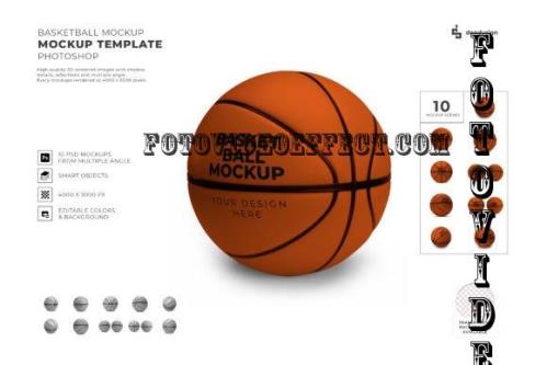 Basketball Mockup Template Set - 2343688