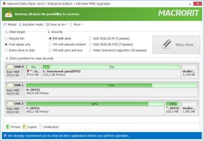 Macrorit Data Wiper 6.6.0 Multilingual + Portable