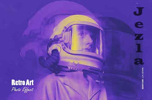 Retro Art Photo Effect - 8VAUEQW