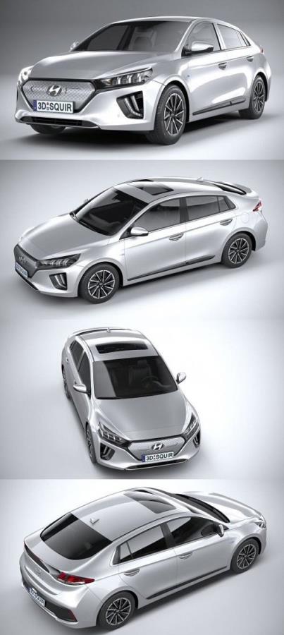 Hyundai Ioniq 2020 PBR 3D model