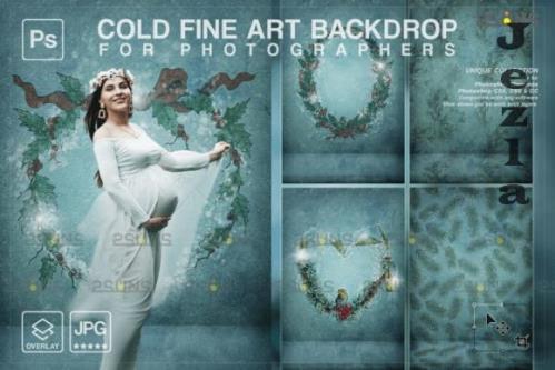 Winter backdrop, Fine Art Textures V3 - 10969029