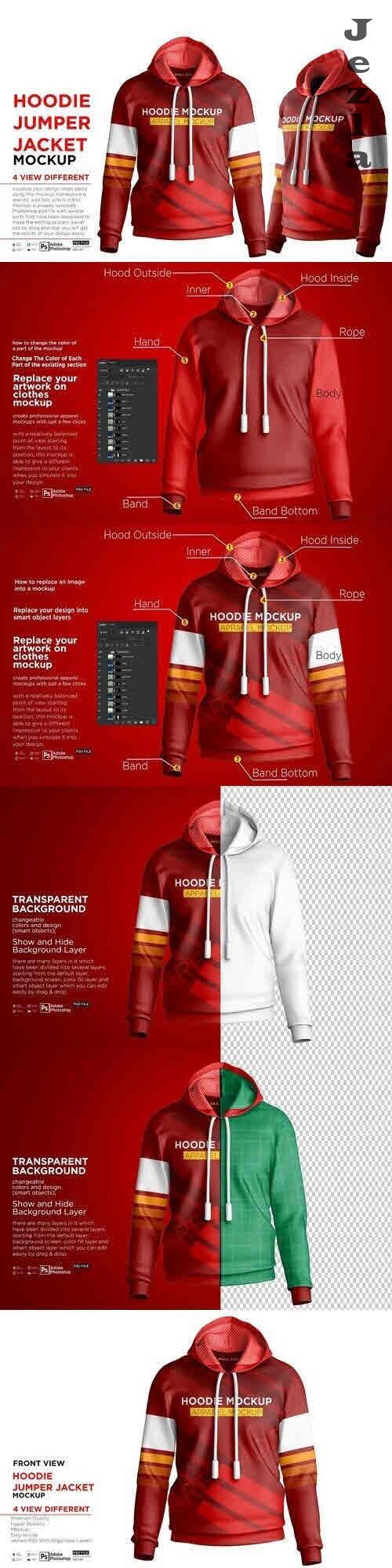 Hoodie Jumper Mockup - 7158022