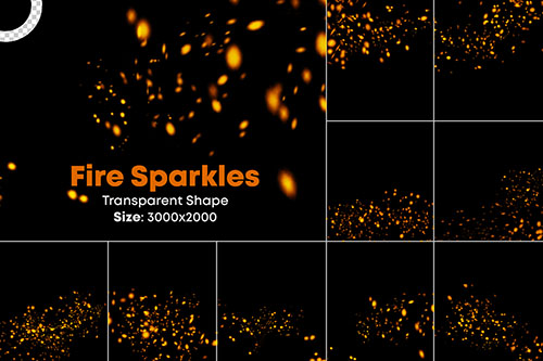 PSD burning hot sparks fly from large fire vol 4