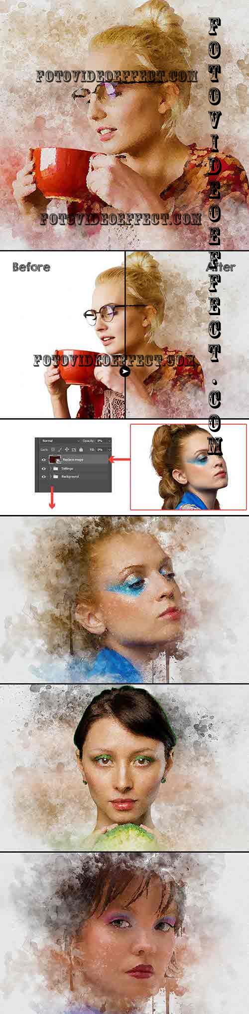 Watercolor Effect Photoshop - 41977108