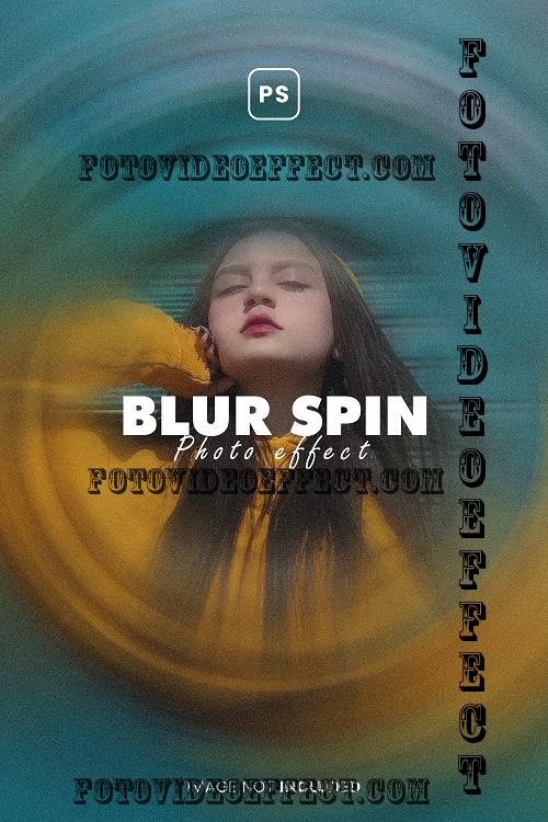 Blur Spin Photo Effect - 55BZSS2