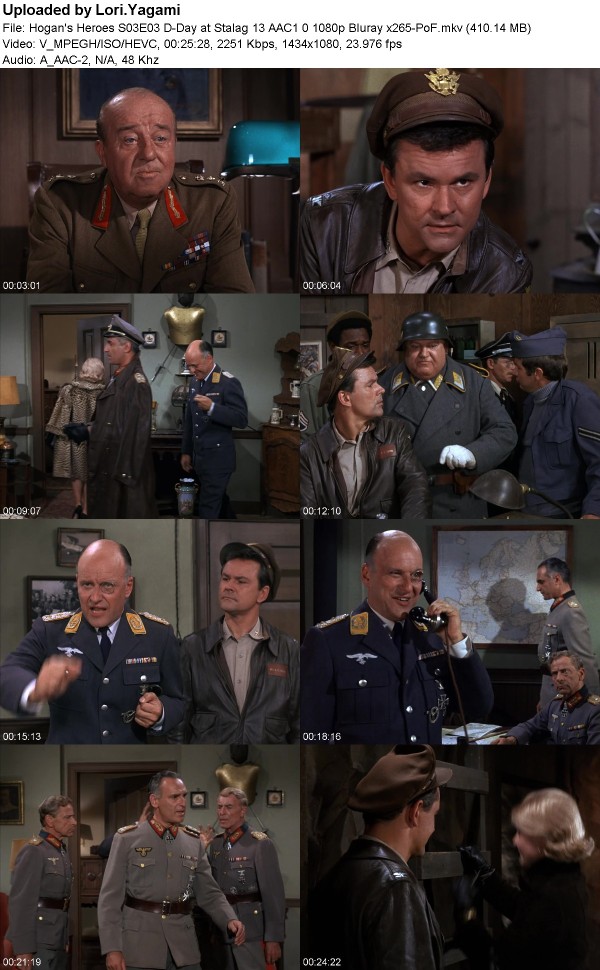 Hogan's Heroes S03E03 D-Day at Stalag 13 AAC1 0 1080p Bluray x265-PoF