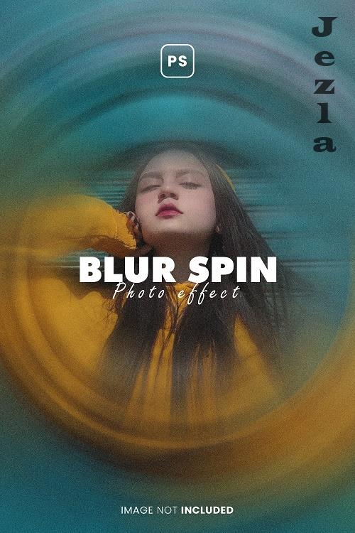 Blur Spin Photo Effect - 55BZSS2