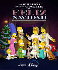 Симпсоны (Симпсоны знакомятся с Бочелли в Фелис-Навидад) / The Simpsons meet the Bocellis in Feliz Navidad / 2022 / Профессиональный многоголосый (LineFilm) / WEBRip (1080p)