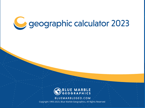 Blue Marble Geographic Calculator 2023 Build 1105 (x64)