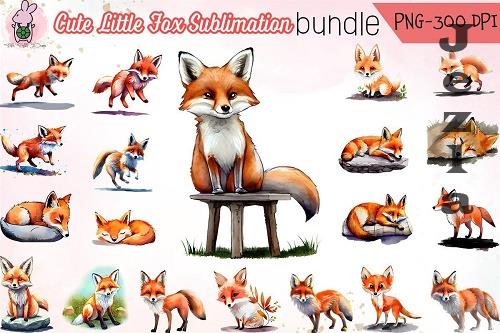 Cute Little Fox Sublimation Bundle - 20 Premium Graphics
