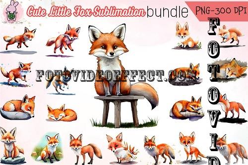Cute Little Fox Sublimation Bundle - 20 Premium Graphics