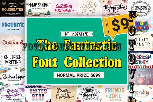 The Fantastic Font Collection - 49 Premium Fonts