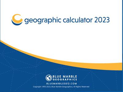Blue Marble Geographic Calculator 2023 Build 1105 (x64)