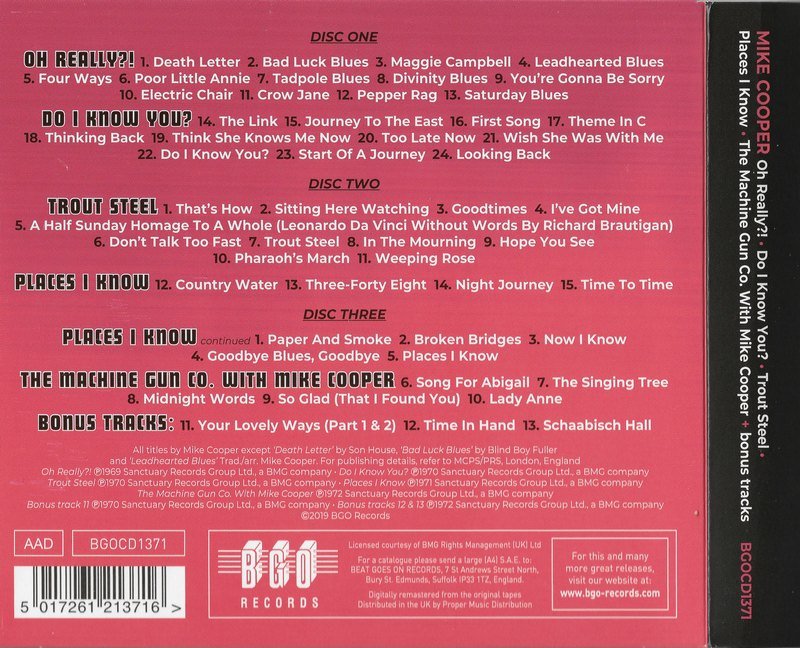 Mike Cooper - Five Albums On Three Discs (2019) [3CD]Lossless