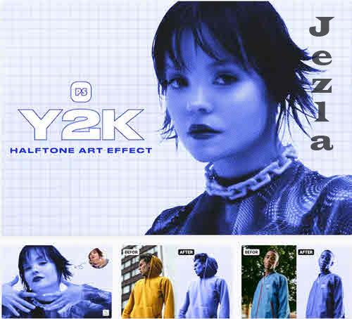 Y2K Halftone Art Effect - TAC4YZ5