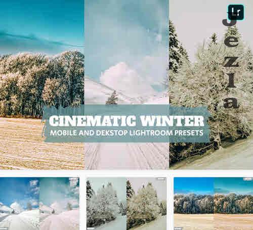 Cinematic Winter Lightroom Presets Dekstop Mobile