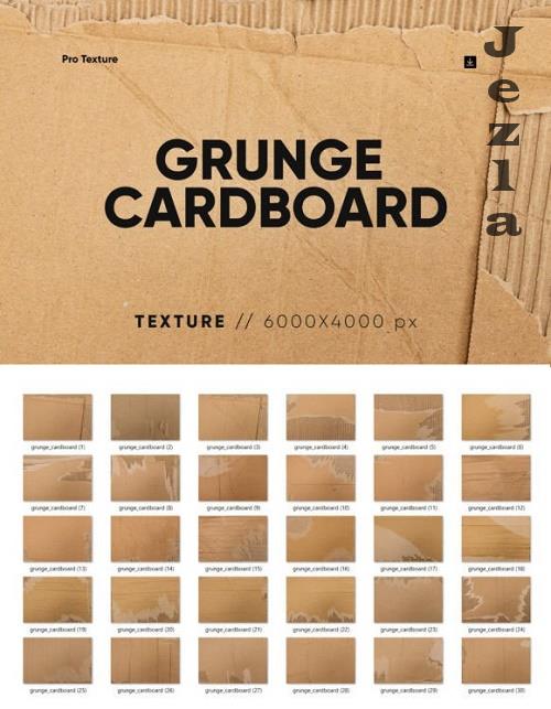 20 Grunge Cardboard Textures - 10977357