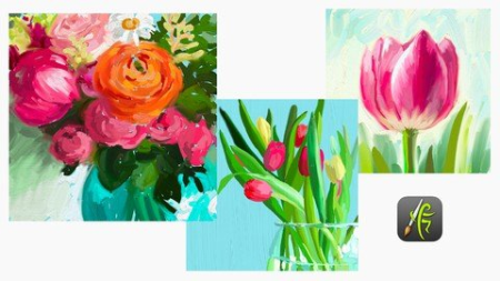 Oil Painting Style For Beautiful Floral Art With Artrage