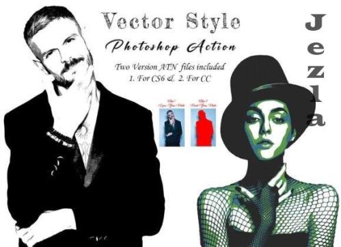 Vector Style Photoshop Action - 10977890 Vector Style Photoshop Action - 10977890
