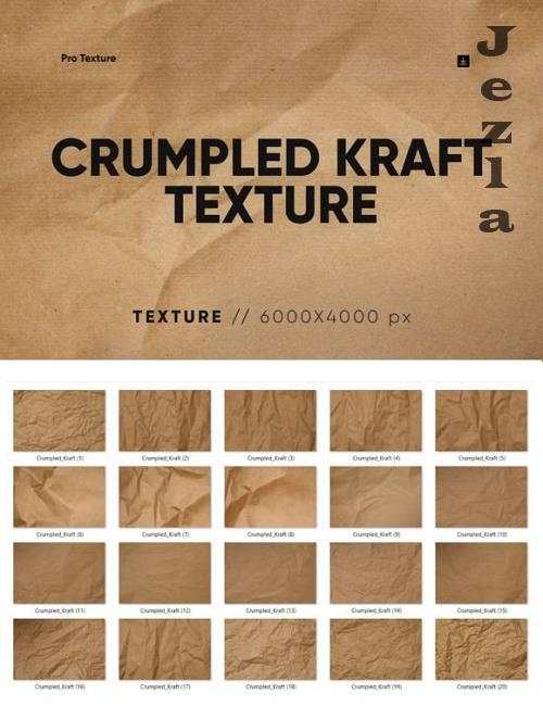 20 Crumpled Kraft Texture - 10977336 20 Crumpled Kraft Texture - 10977336