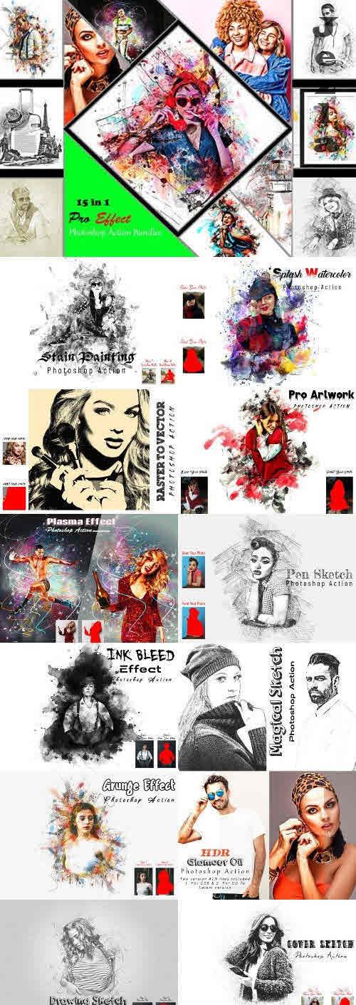 Pro Effect Photoshop Action Bundles