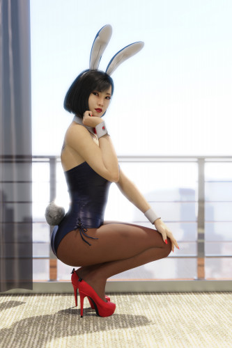 OH3D - Noriko - Bunnygirl Photoshoot