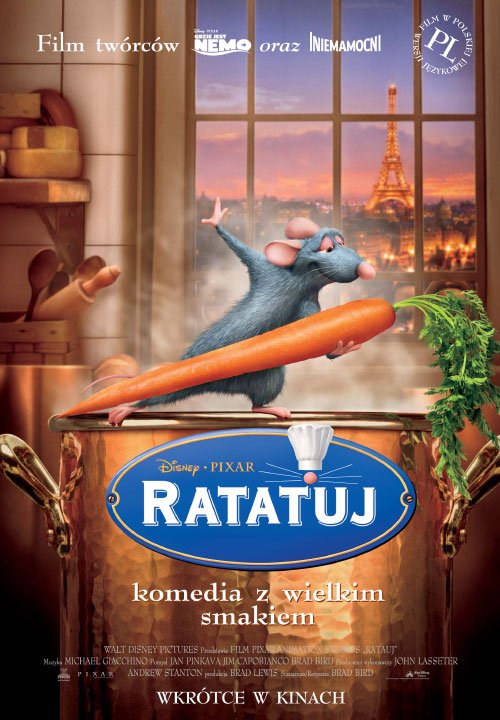 Ratatuj / Ratatouille (2007) PLDUB.720p.BDRip.x264.AC3-MiNS ~ Dubbing PL