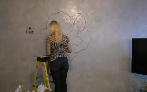Рисунки на стенах в квартире оригинальное оформление интерьера квартиры