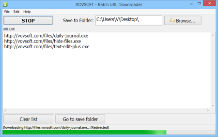 VovSoft Batch URL Downloader 4.0