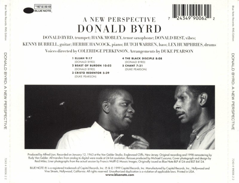 Donald Byrd - A New Perspective (1963) (1999) Lossless