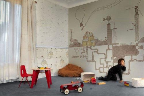 Дизайн детской комнаты. обои