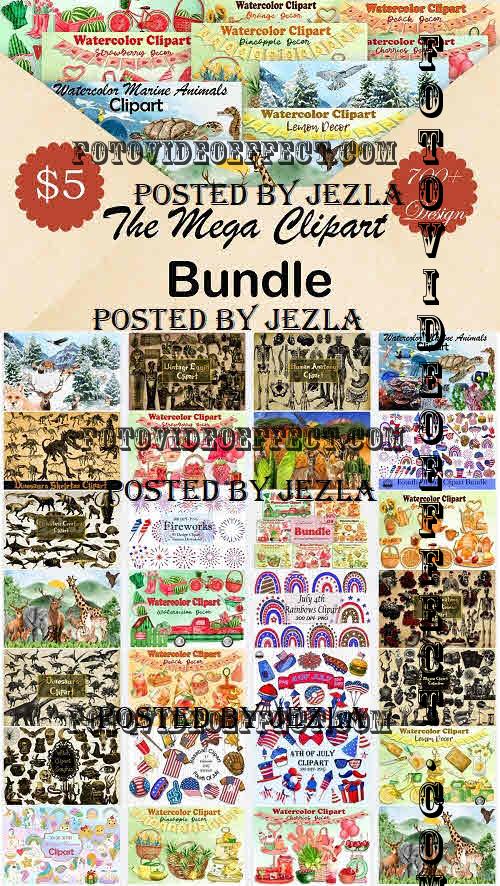 The Mega Clipart Bundle - 27 Premium Graphics