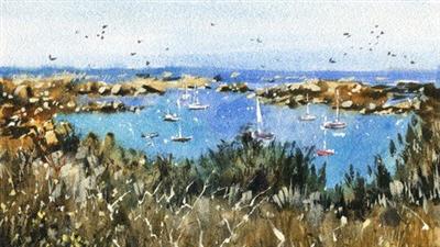 Coastal Watercolor Essentials - Normandy In  Watercolor F3b97bbe1e7af77f2c33c2dca4b11a31