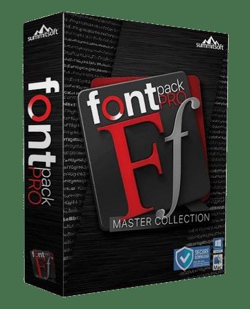 Summitsoft FontPack Pro Master Collection 2022  macOS