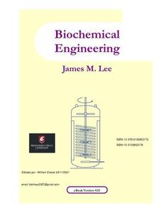 Biochemical Engineering - James M. Lee 2021 Full Ebook